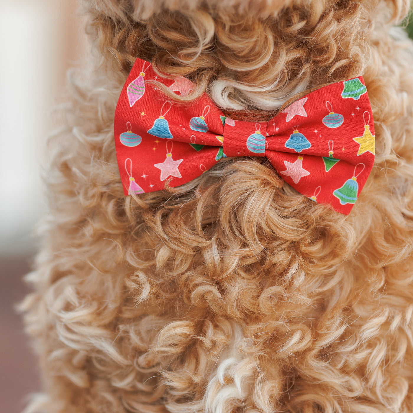 Christmas Ornaments Bow Tie