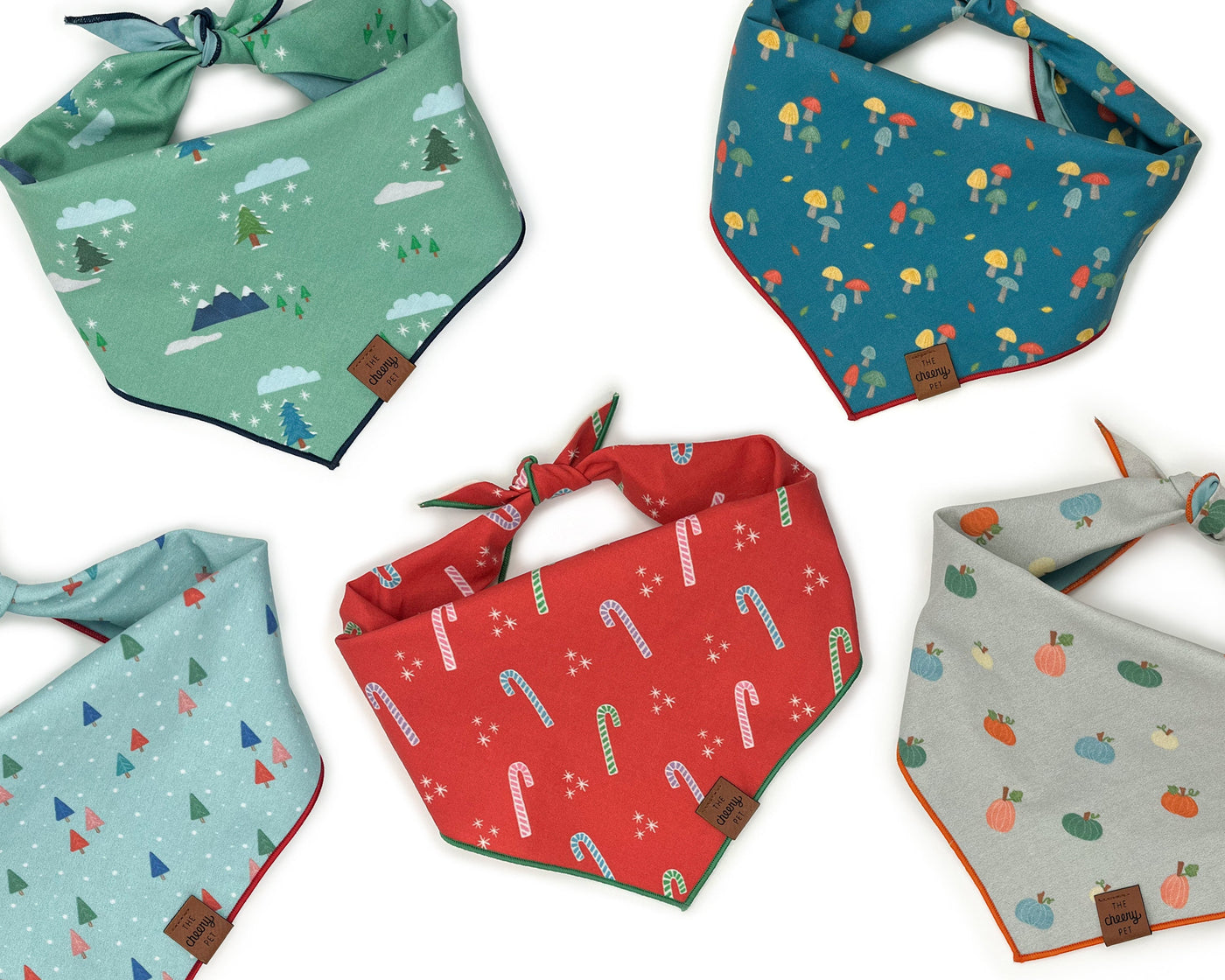 Modern Trees Pet Bandana