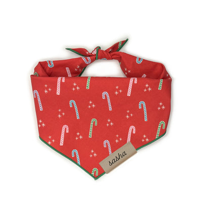 Candy Cane Pet Bandana