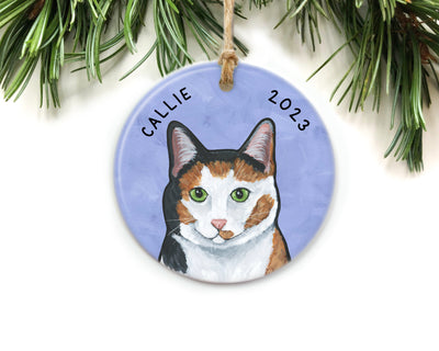 Calico Cat Ornament