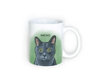 Russian Blue Cat Mug