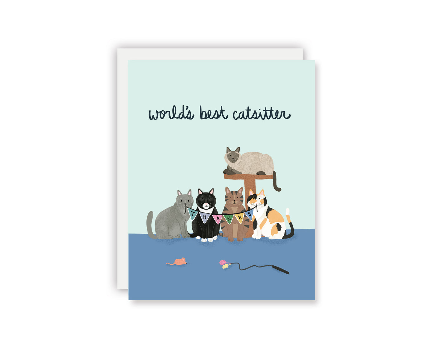 Cat Sitter Thank You Card