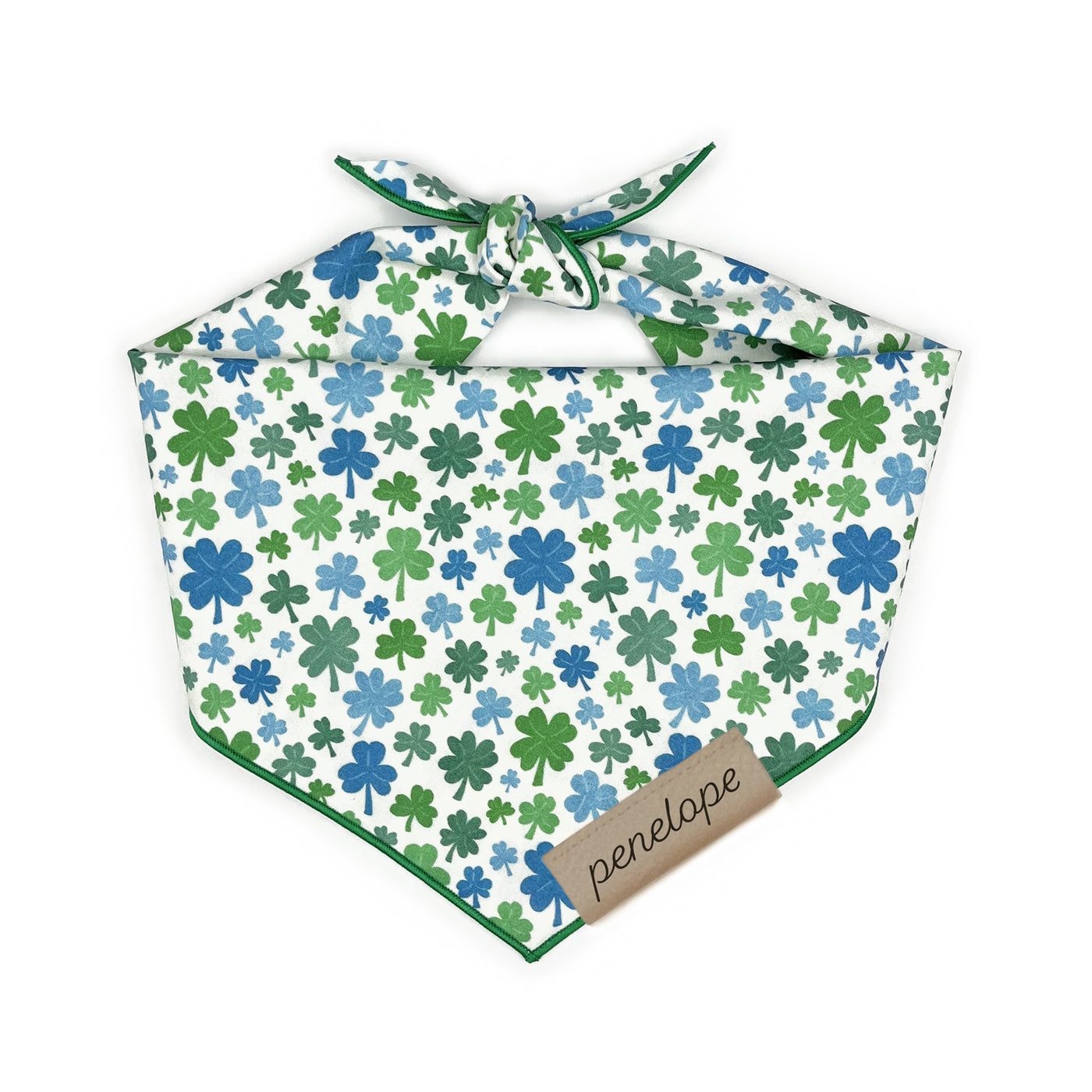 Clover Bandana - White