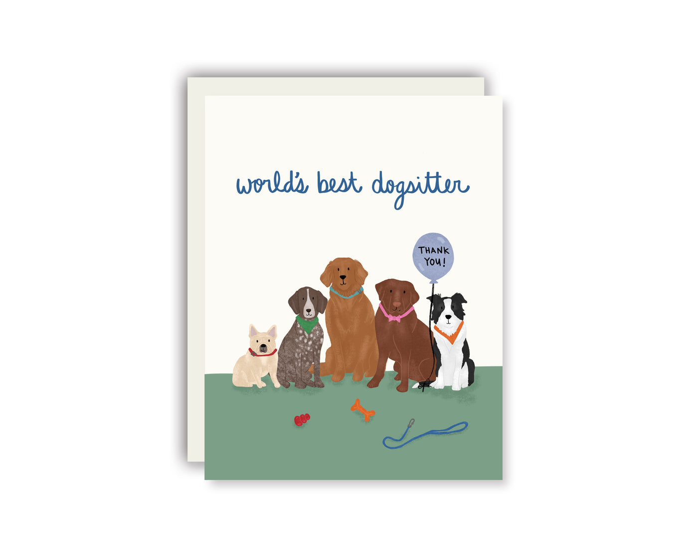 Dog Sitter Thank You Card