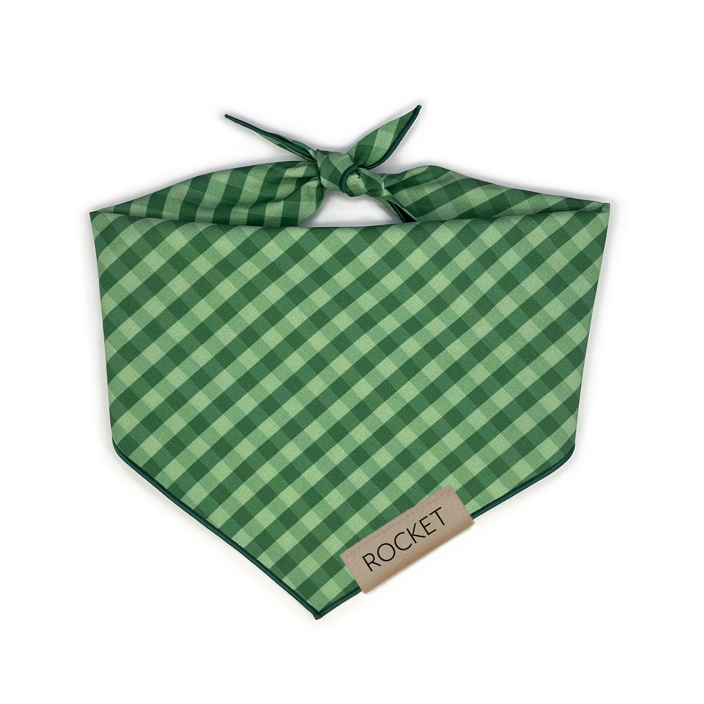 Green Check Bandana