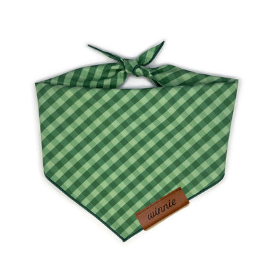 Green Check Bandana