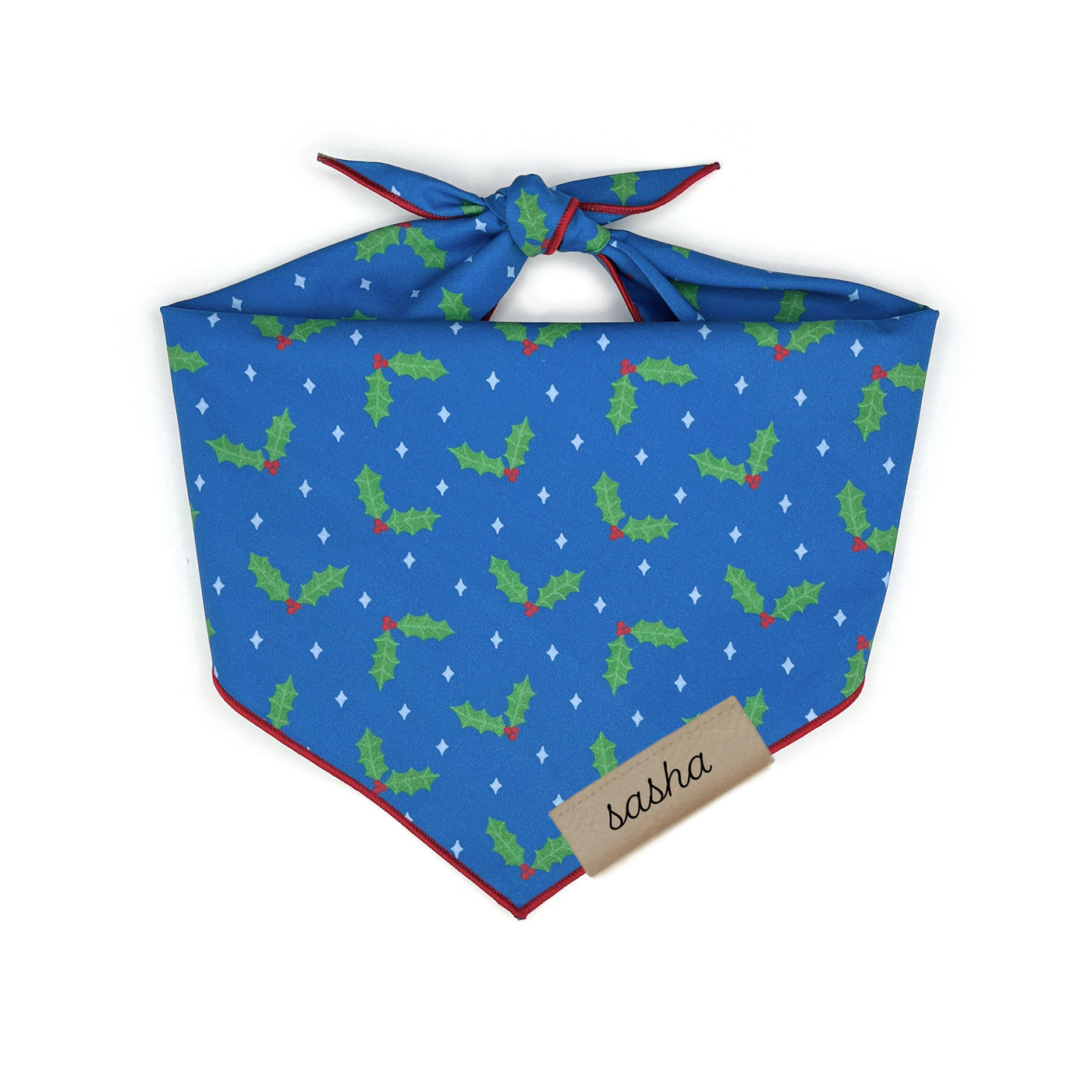 Holly Pet Bandana - Blue