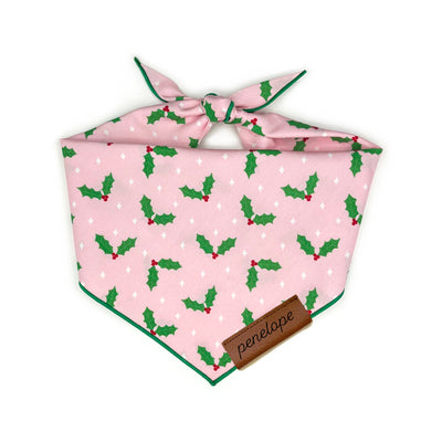 Holly Pet Bandana - Pink