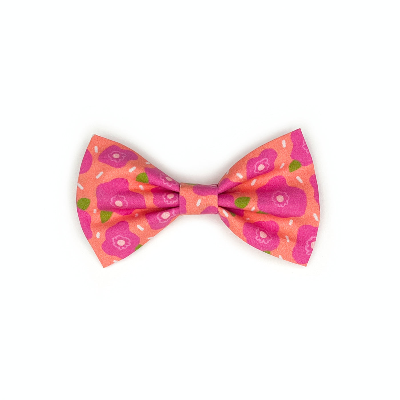 Hot Pink Flowers Bow Tie