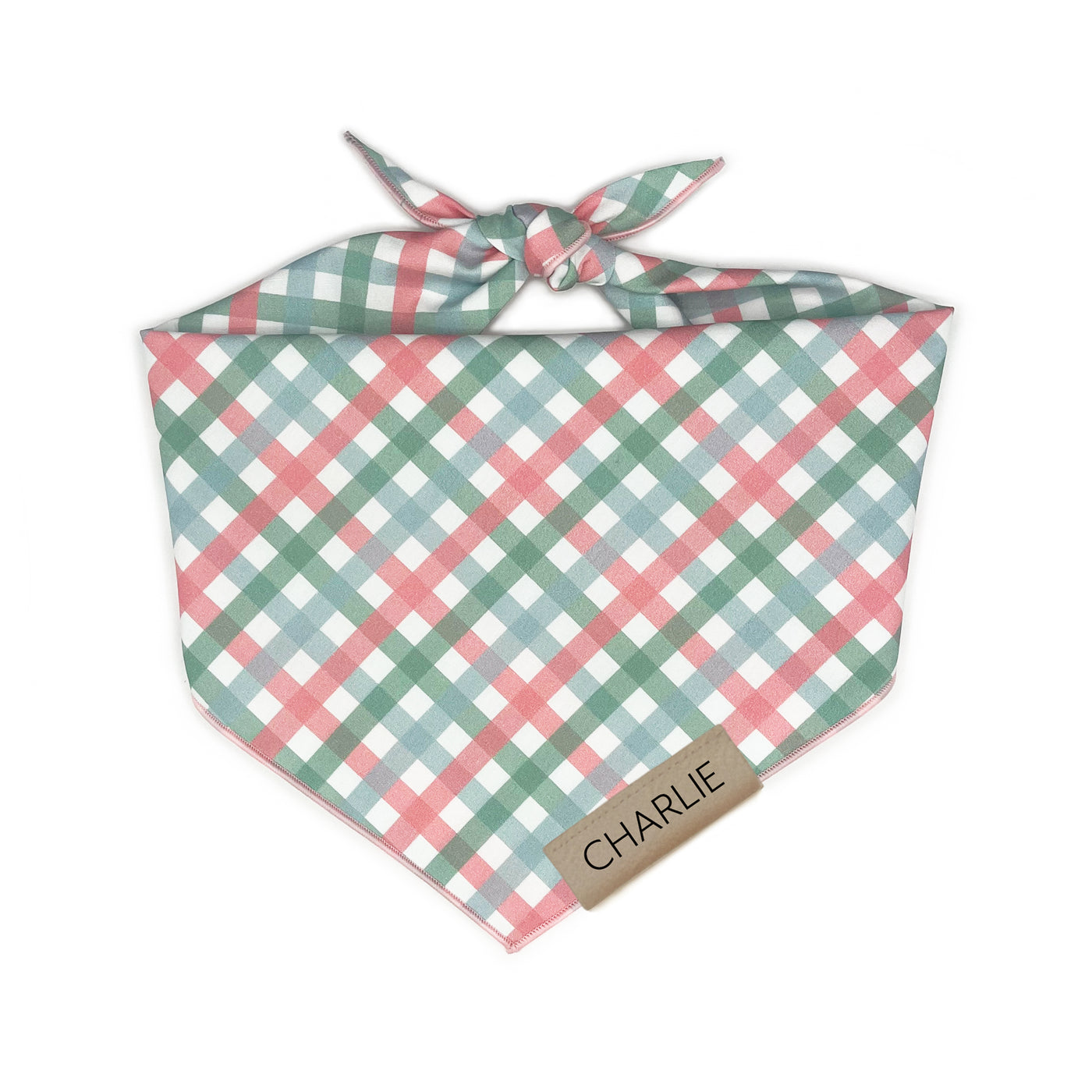 Pastel Check Bandana