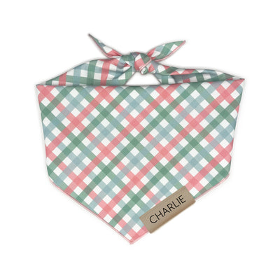 Pastel Check Bandana