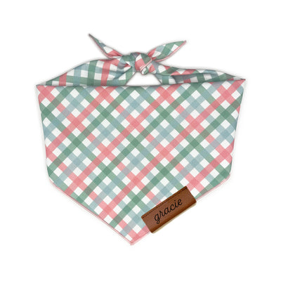 Pastel Check Bandana