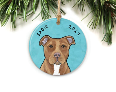 Pit Bull Ornament