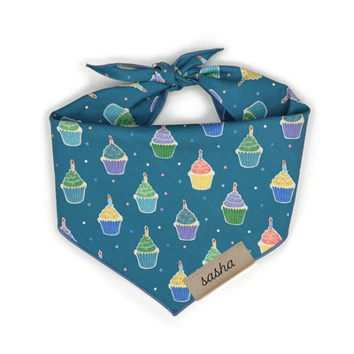 Pupcakes Pet Bandana - Teal