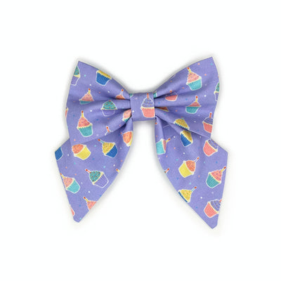 Pupcakes Sailor Bow - Lavender