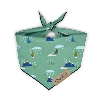 Snowy Mountains Pet Bandana