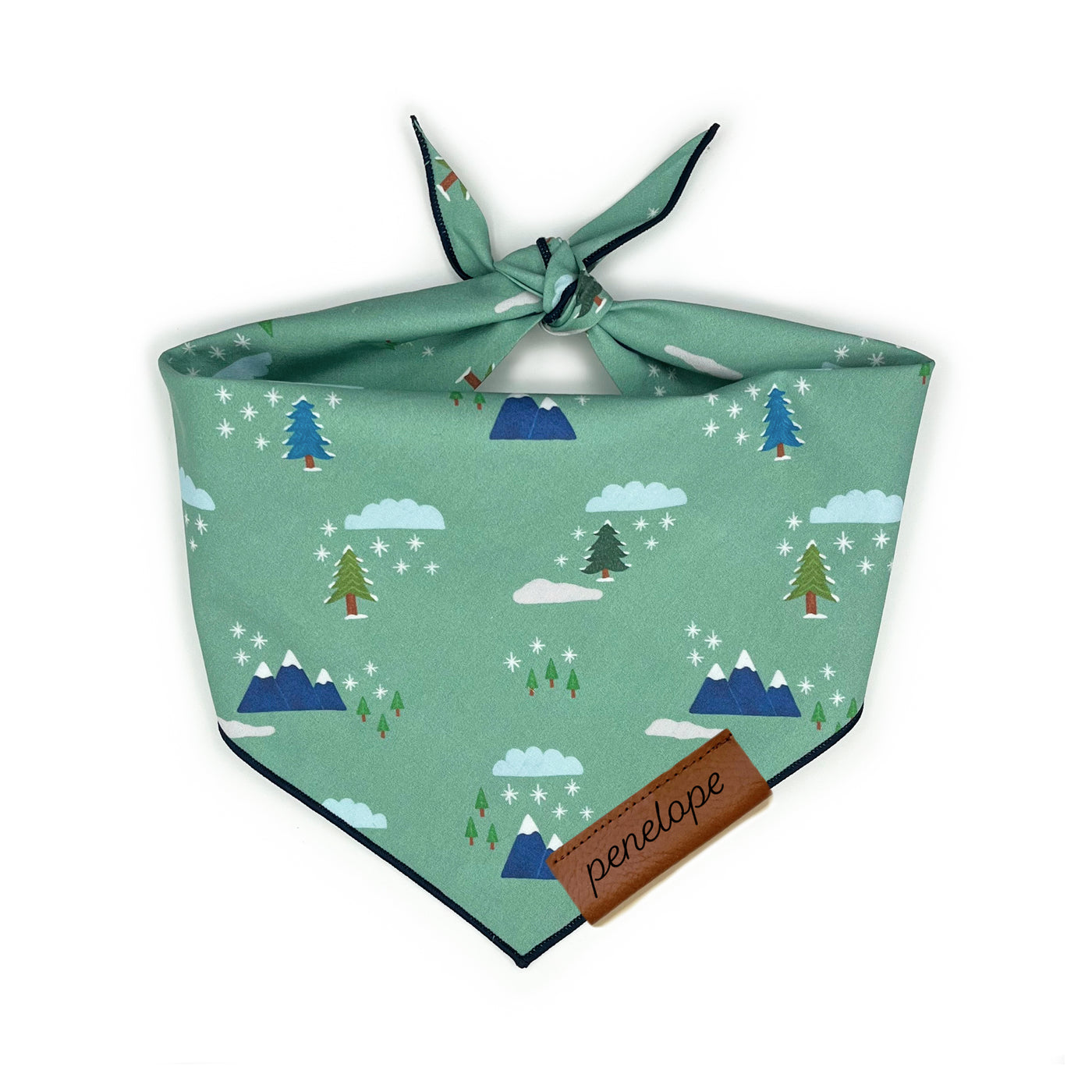 Snowy Mountains Pet Bandana