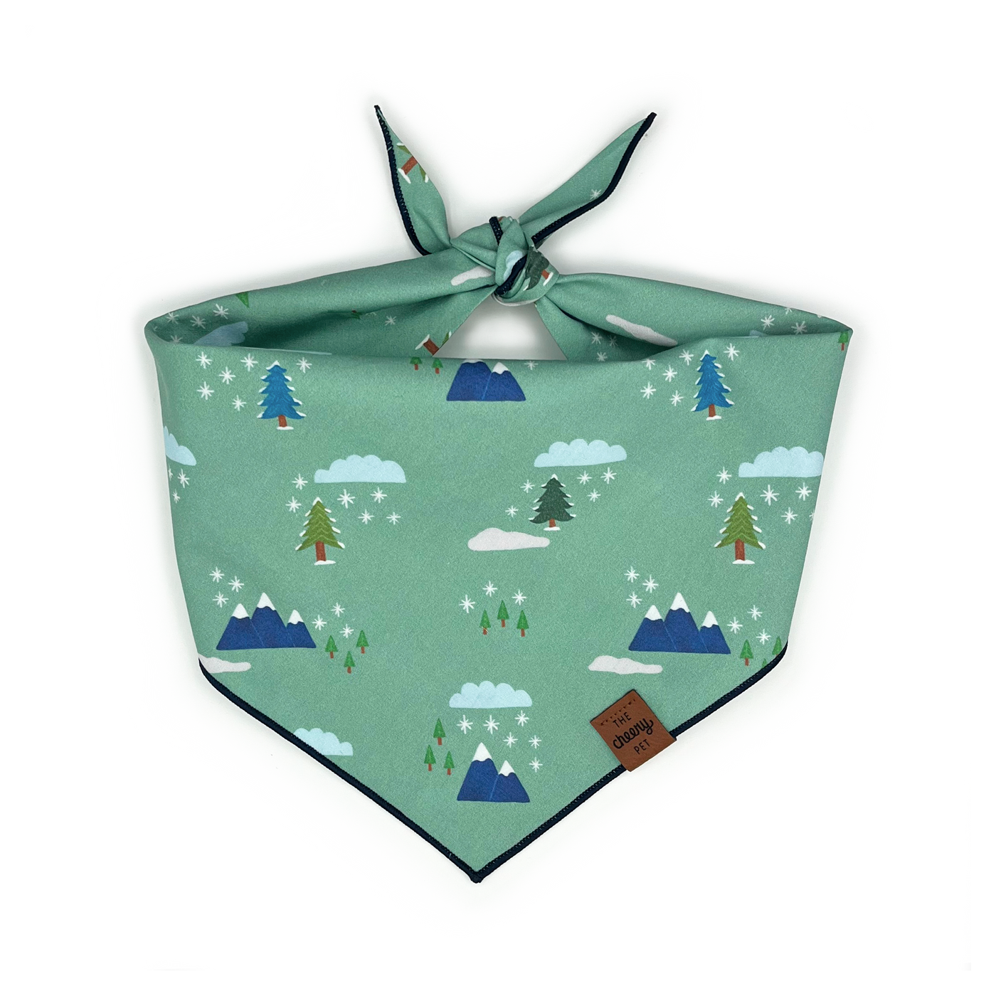 Snowy Mountains Pet Bandana