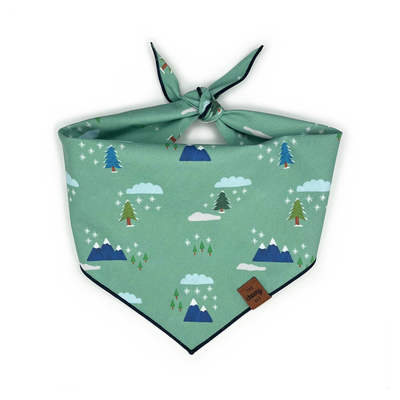 Snowy Mountains Pet Bandana