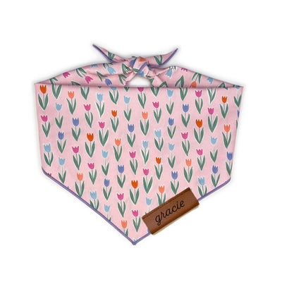 Tulip Pet Bandana - Pink