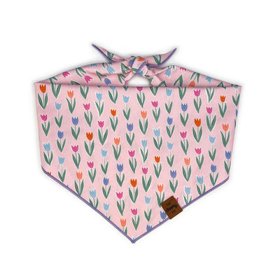 Tulip Pet Bandana - Pink