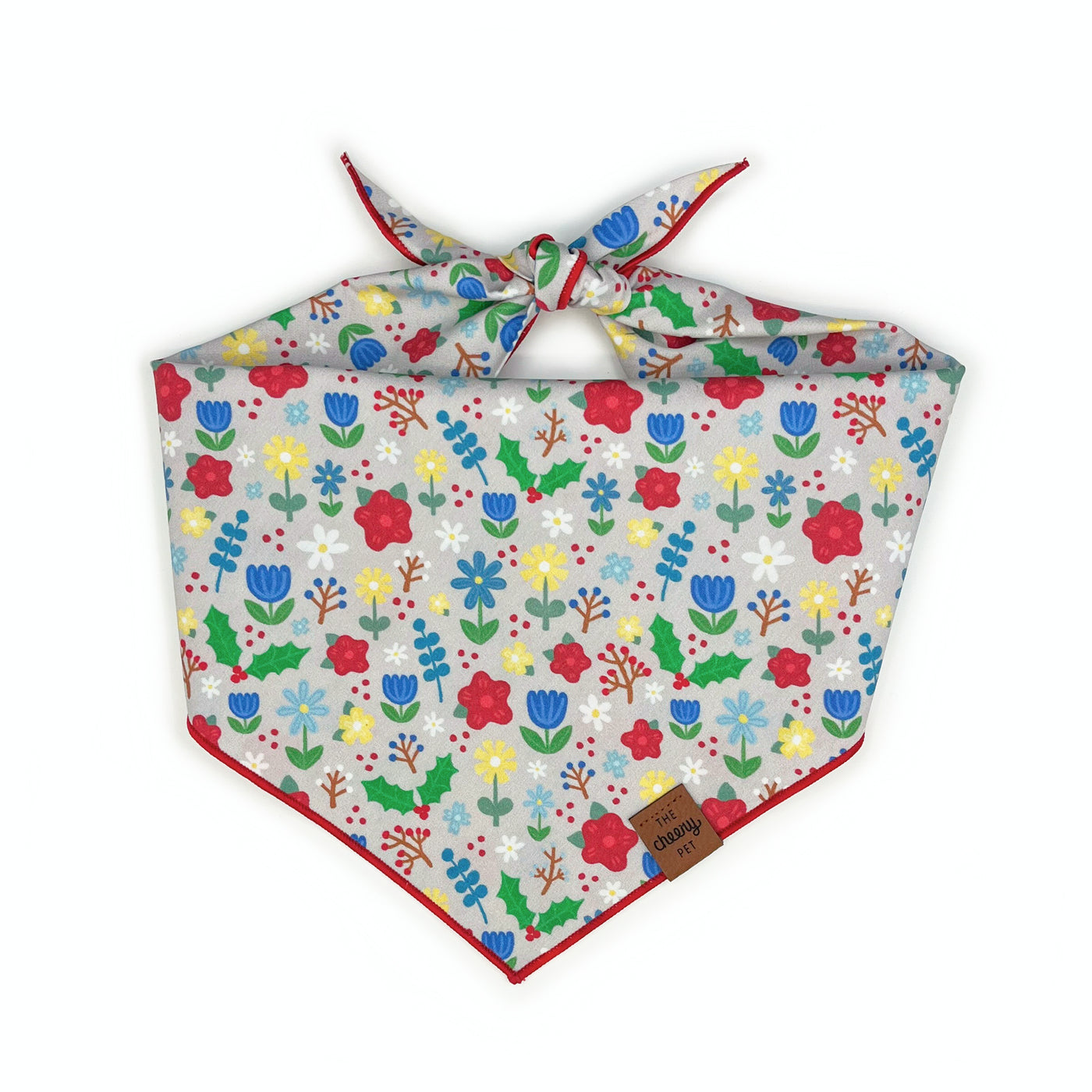 Winter Floral Pet Bandana