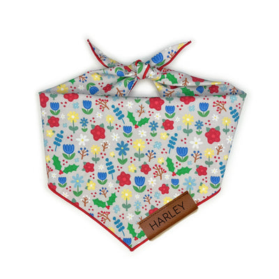 Winter Floral Pet Bandana