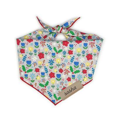 Winter Floral Pet Bandana